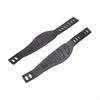 2 Pieces Exercise Bike Pedal Strap Black Fix Bands Home Gym Indoor Cycle Footrest Clips Equipment