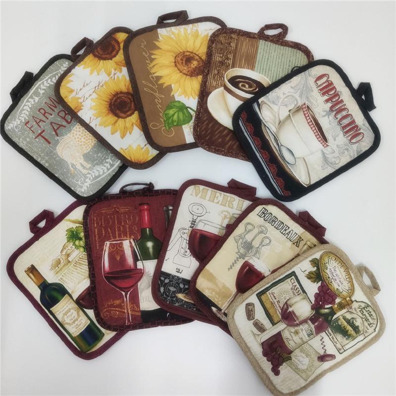 

1Pc 16x22cm Sewing Cotton Heat Resistant Pot Holder Pads Table Mat Placemat Kitchen Accessories Home Decoration 16.5x22cm