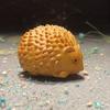 Cliff Cypress Hedgehog Zodiac Wood Carving - Cute Desktop Ornament & Tea Pet