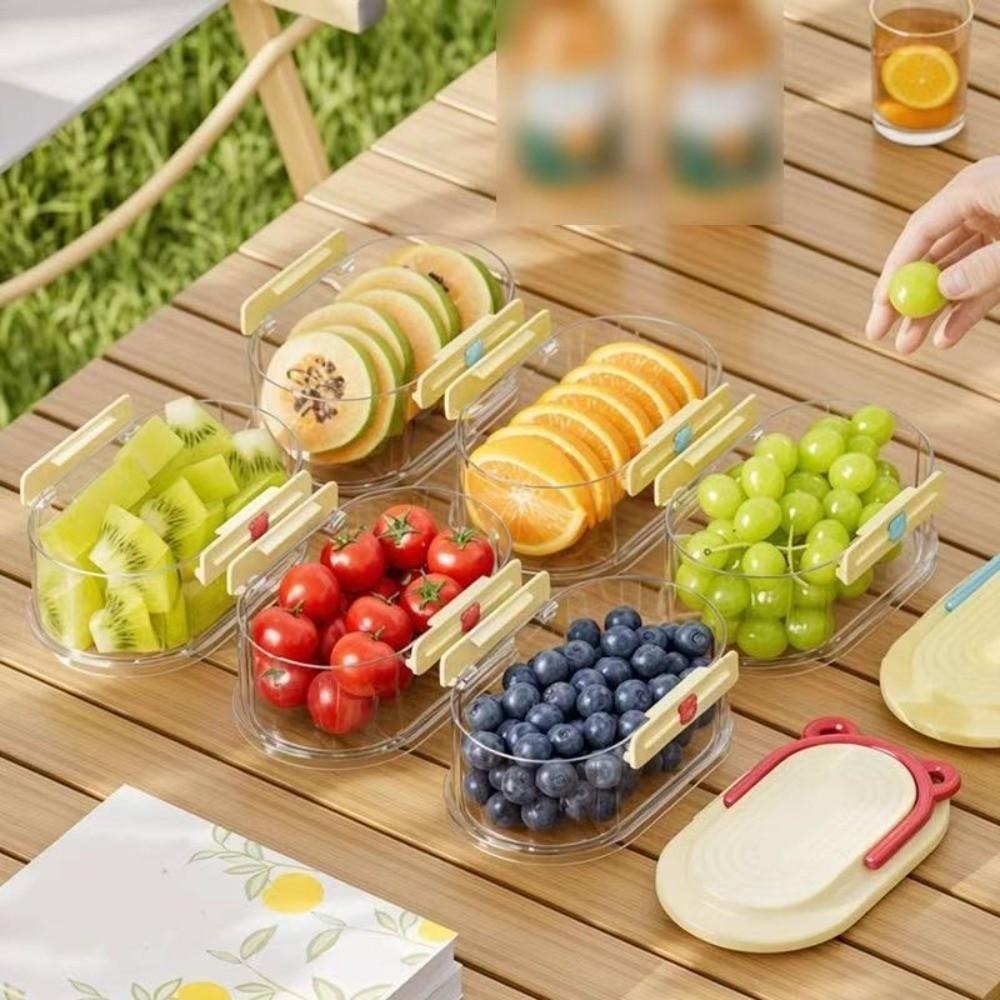 Stackable Spice Storage Box Snap-on Lid Large Capacity Sealed Storage Container Moisture Proof Plastic Spice Dispenser
