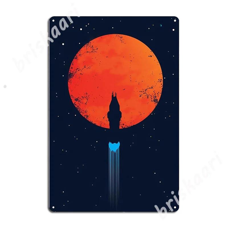 

Minimalist Expanse Poster - Showing The Silhouette Of The Rocinate Metal Signs Decoration Club Cinema Tin sign Posters 20x30cm