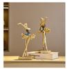 Ballet Dancer Figurine Decorative Resin Ornament Modern Minimalist Home Office Desk Decoration Gift Women