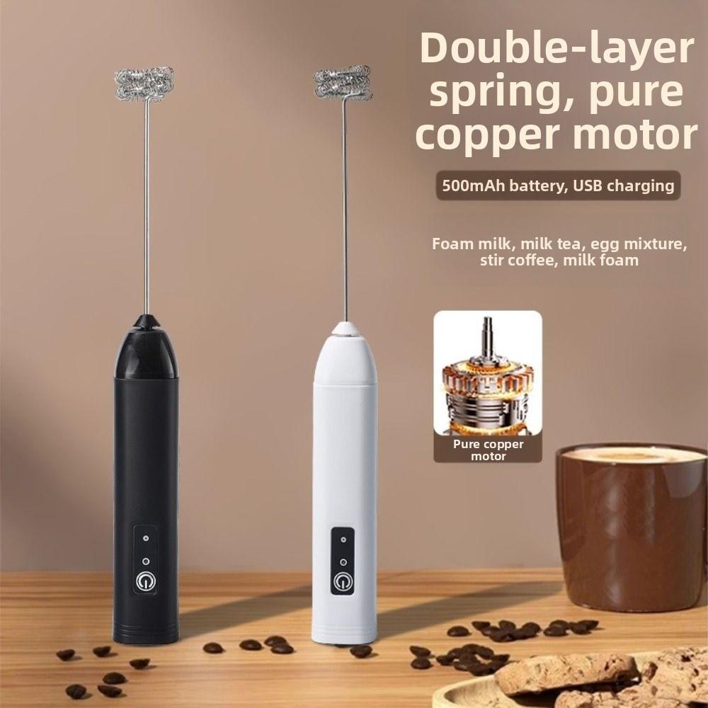 Portable Electric Milk Frother DIY Handheld Whipper Electric Blender Mixer  Coffee Making