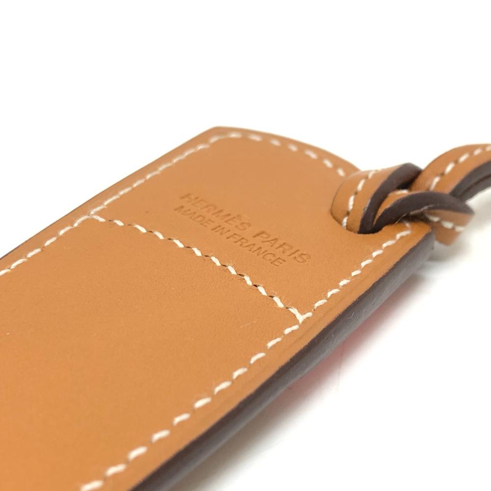 Hermes Paddock Boots Bag Charm Accessories Leather Brown/SilverHardware