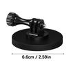 All Directional Magnetic Camera Bracket 1/4Inch Ball Head Mount Lightweight Aluminum Frame Durability Silicone Coating