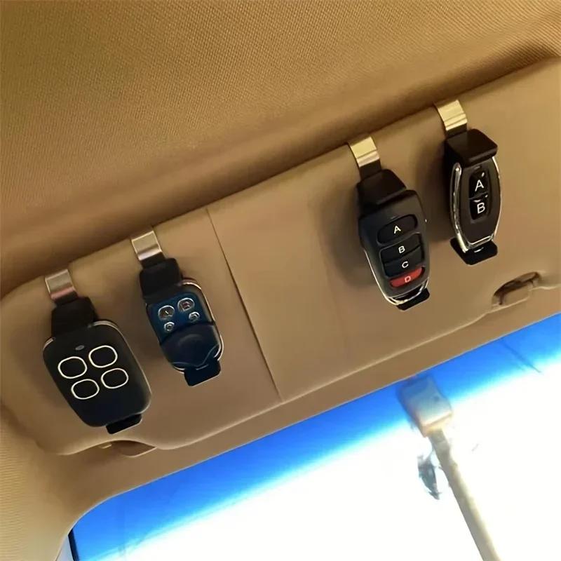 Garage Door Remote Car Retainer Clips Key Chain Holder Remote Key Fob Car Stands Remote Controller Holder Visor Clip
