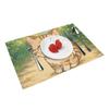 4Pcs 12x18in Customizable Washable Placemats Heat Resistant & Oil-Proof DIY Printed Personalization Table Mats for Dining Decor