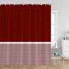 Solid Striped Shower Curtain Pink Yellow Blue Green Pattern Modern Simple Bath Curtains Polyester Cloth Home Bathroom Decoration