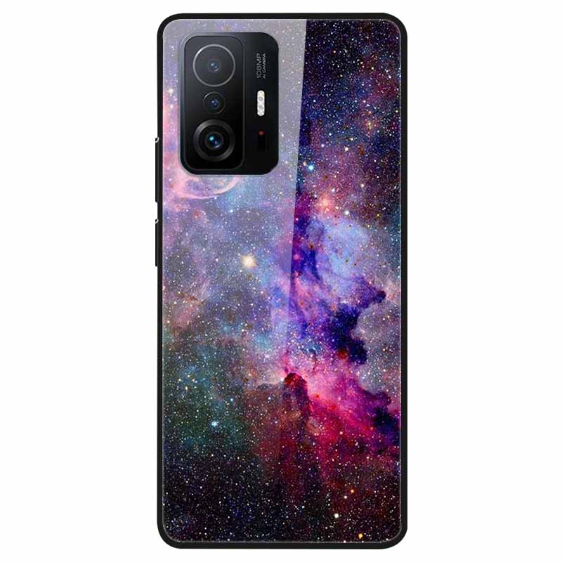 For Xiaomi 11T Tempered Glass Case Soft Bumper Hard Funda For Xiaomi mi 11T Pro Phone Case 11 T 11T Pro 11TPro Back Cover Shells
