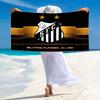 Santos FC Logo Print Beach Towel, Large Soft Quick Dry Towel for Beach Camping Swimming