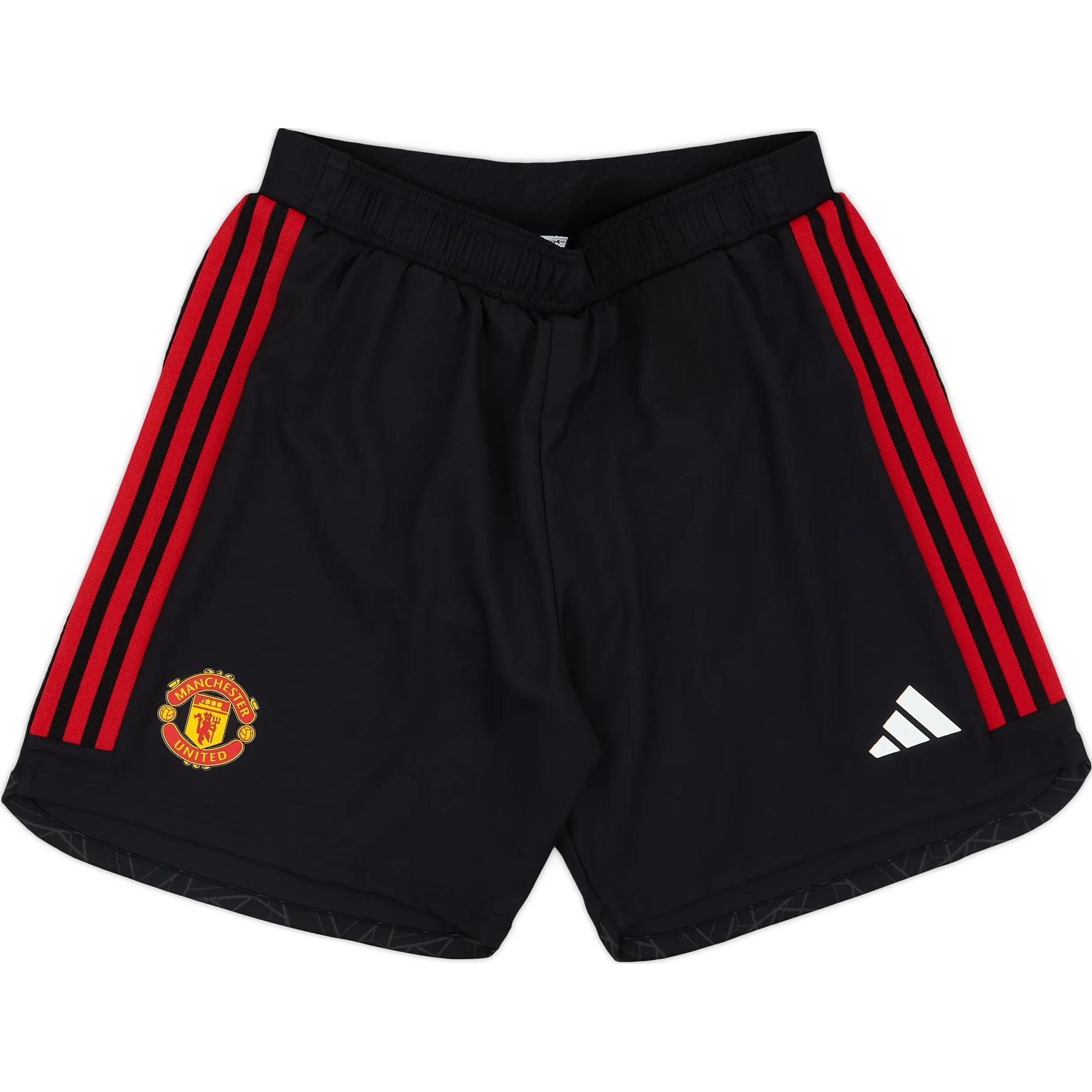 

Adidas Manchester United Authentic Home Change Shorts Unisex Shorts Black Red HR3677 M