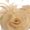 Fascinators for Women Tea Party Wedding Cocktail Flower Mesh Feathers Hair Clip