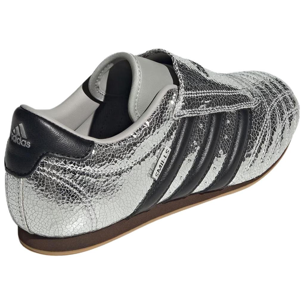 adidas Taekwondo Silver Metallic Black Women Sneakers Core-Black Gum JH9664