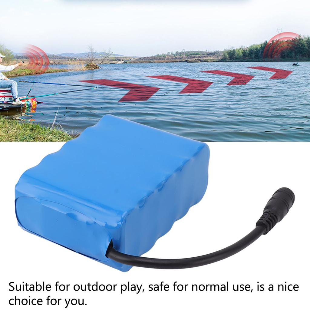 RC Nest Boat Battery Lithium Battery 16000mAh 7.4V Rechargeable RC Boat Battery for RC Nest Boat