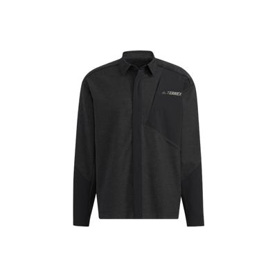 Terrex Voyg Langarmshirt mit Reißverschlusstasche Herren Oberteile Schwarz HN2038