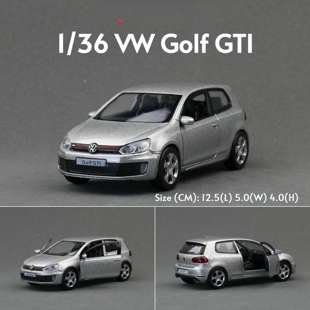 1/36 Volkswagen Golf GTI Toy Car Model for Children Diecast Metal Miniature Collection Gift for Children Boys Kid