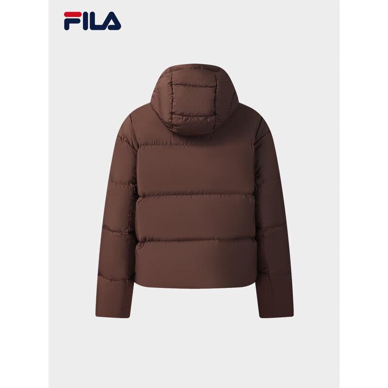FILA Women's Windproof Water-Repellent Hooded Down Jacket