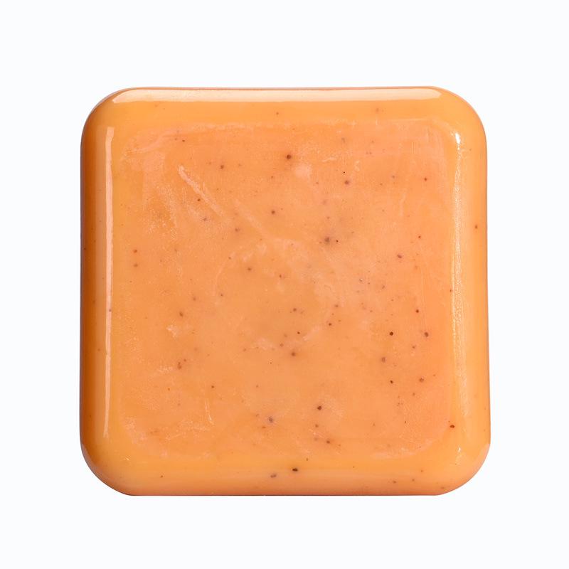 Peeling Handgemachte Kurkuma VC Seife zur Reinigung und zum Baden