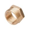 6Pcs Brass Pipe Fitting Reducer 3/4in To 1/2inch Reducer Hoses Tube Atapter
