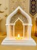 Islamitische Moskee Boog Kandelaar Arabisch Gesneden Ornament Ramadan Eid Feest Huisdecoratie Tafeldecoratie Theelicht Vakantiegeschenk