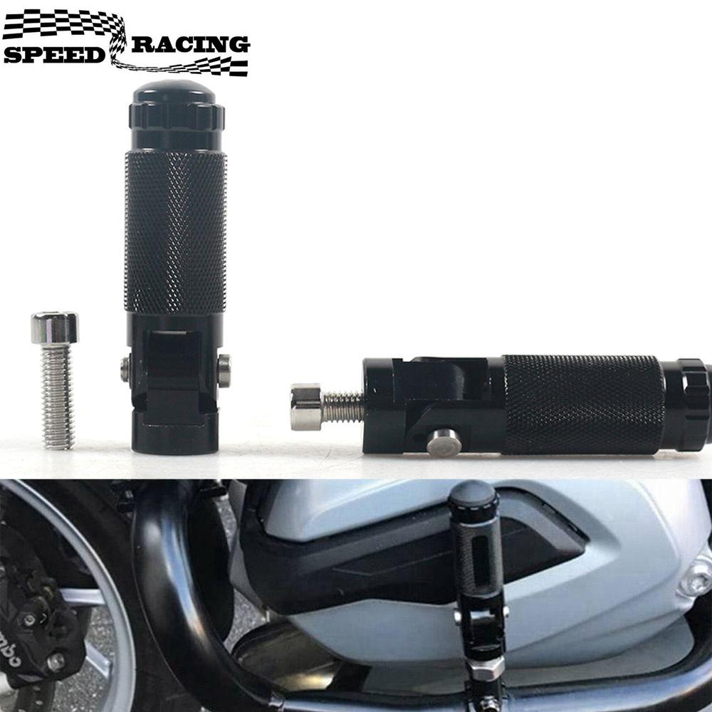 

Motorcycle Motor Bike Folding Footrests Footpegs CNC Aluminum Universal Foot Rests Pegs Rear Pedals Set