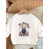 European Size Cute Printed Pattern 0-3 Years Old Comfortable Children's Spring Lightweight Round Neck Sweatshirt, Suitable for Outdoor Wear