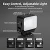 Portable LED Video Fill Light With Magnetic Mount IPX4 Waterproof for Camera Photography Vlogging