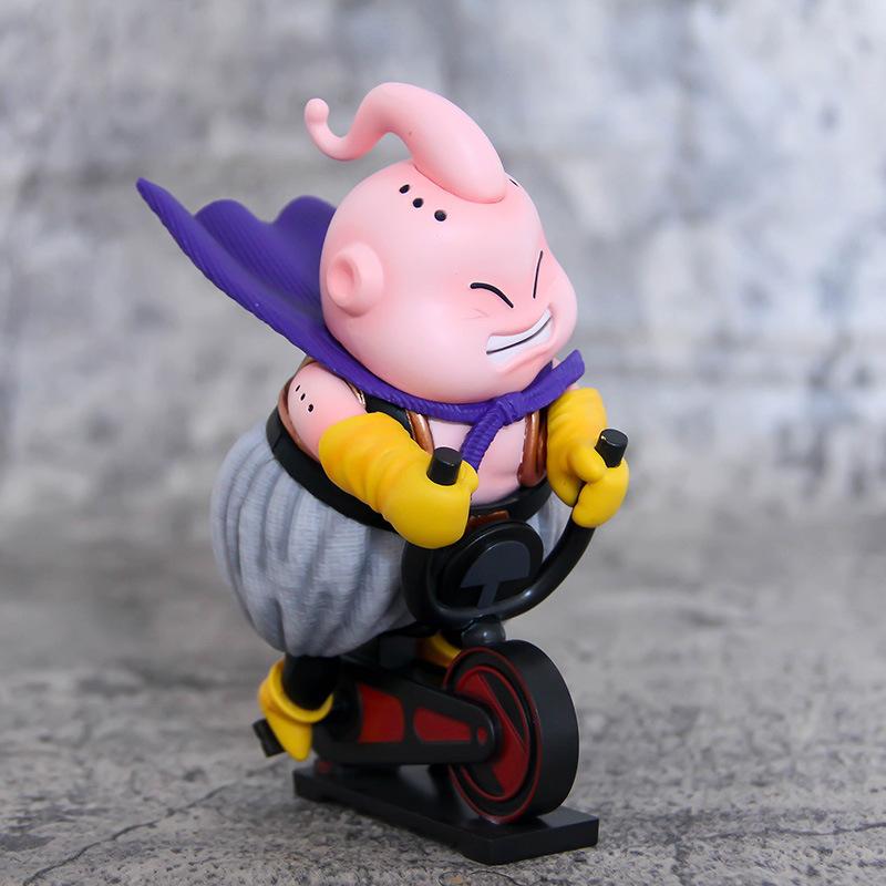 12cm Anime Dragon Ball Majin Fat Buu Cycling Figures Pvc Figures Model Toys Dolls Gifts