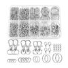 523PCS Keychain Making Kit Alloy Components for DIY Jewelry Crafts Personalized Accessories Projects