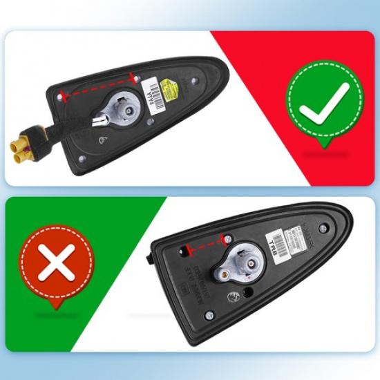 Shark Fin Antenna Cover For Hyundai Sonata 2009-14 Genesis 08-13 with GPS White.