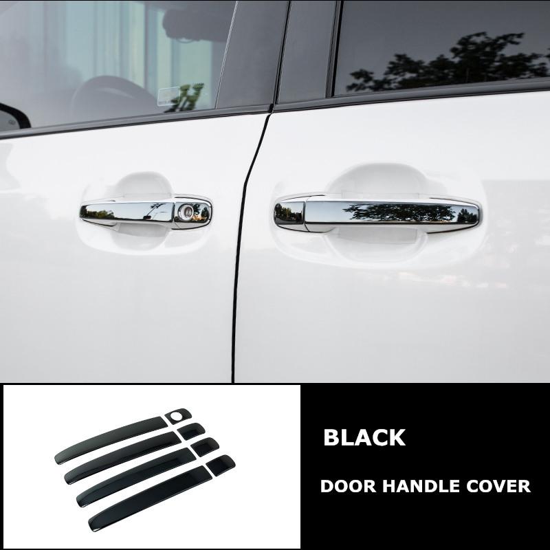 

Stainless Steel Car Door Handle Cover For Toyota Sienna 2011- 2018 2017 2016 Trim Sticker Accessories black handle cover