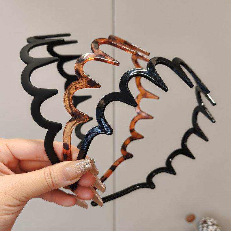 Damen Anti-Rutsch Mode Stirnband mit Zähnen für vielseitige Verwendung