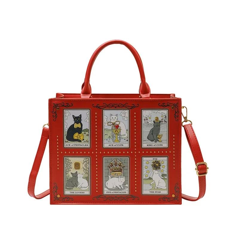 Tarot Kaķu Apdruka Retro Liela Soma