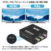 CHARYZA HDMI to RCA Converter AV 1080P Converts HDMI Input to Composite Includes USB Power Cable Adapter, Compatible, PAL/NTSC Switchable, Output,