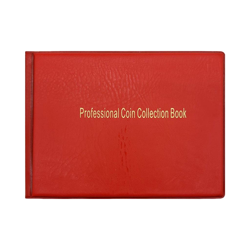240 Coin Collection Album for Ancient Coin Currency Collection Supplies with Protective Cover Vintage Coin Storage Album