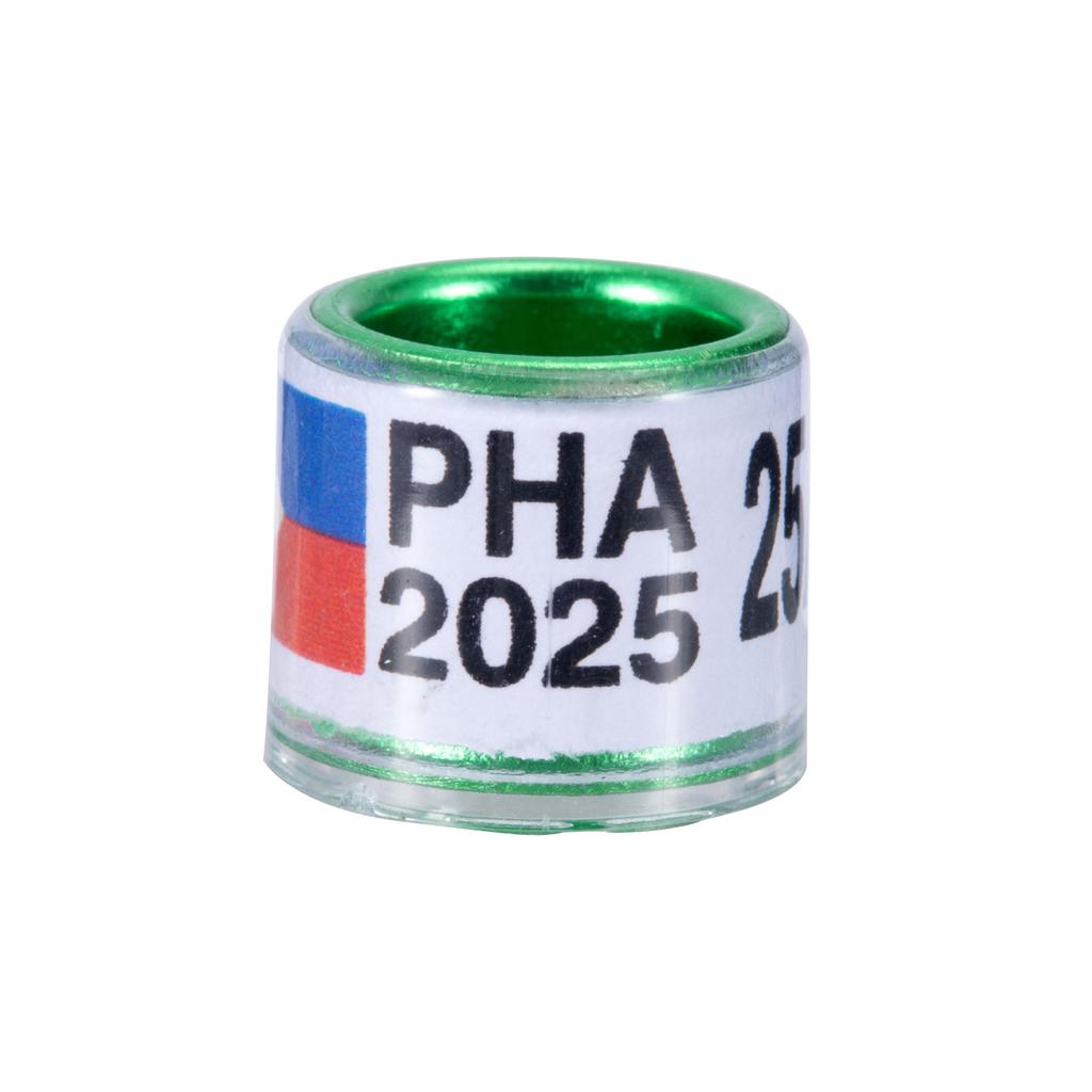 20 st 8 mm PHA 2025/2026 Duvfotsringar Aluminium Plast Fågel Papegoja Identifiering Fotring med Nummer Fågelbärande Tillbehör