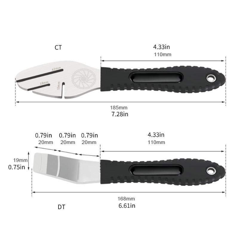 Professional Bike Brake Rotor Alignment Truing Tool Disc Brake Corrections Wrench Adjustment Tool Bicycles Repair Tool