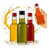 50x MINI MONOPOLY Glass Bottles 40ml Miniature BOTTLE for Alcohol Gift