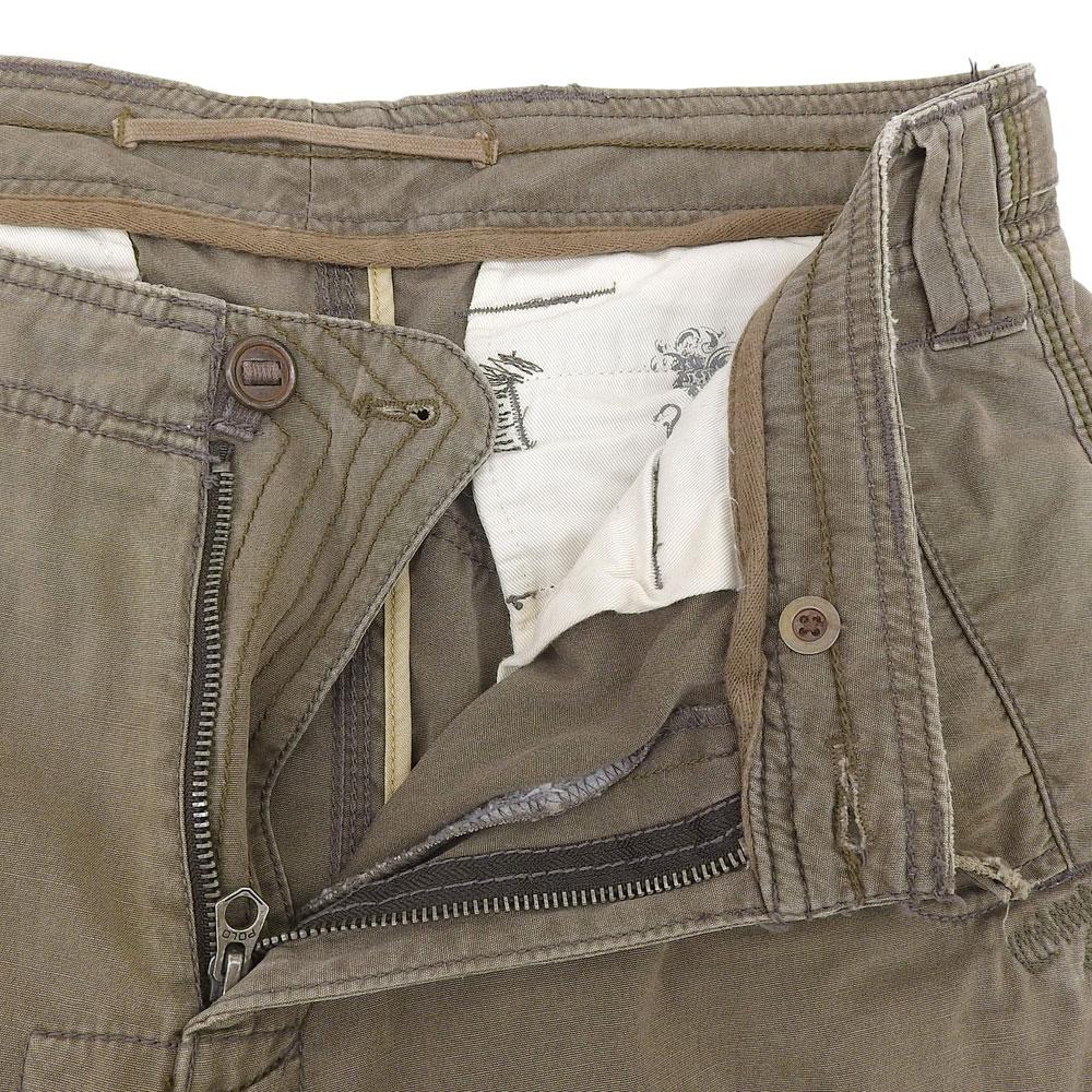 Polo Ralph Lauren Men's Cotton Patchwork Cargo Pants with Zippered Hems, Khaki, Size 34/32 Bottoms 34/32 KhakiUsed