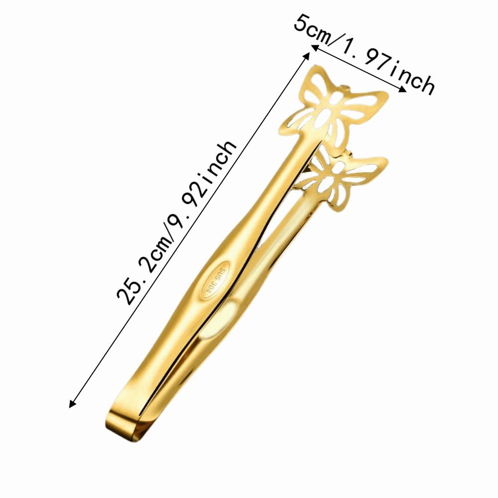 Hollow Out Stainless Steel Food Tongs Portable Kitchen Cooking Tongs Restaurant Supplies