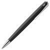 LAMY Studio Black Ballpoint Pen Elegant Stainless Steel Body Propeller Clip Includes Line Width LAMY M 16 - - - High-Yield Refill, M, Black,