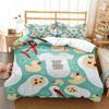 Cartoon Cute Print Digital Print Polyester Bedding Sets Boys Covers Boys Bed Linen Set Teens Bedding Set