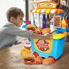 Cute Simulation Kids Ice Cream Shop Kitchen Cart Pretend Toy Set Role Play Gift