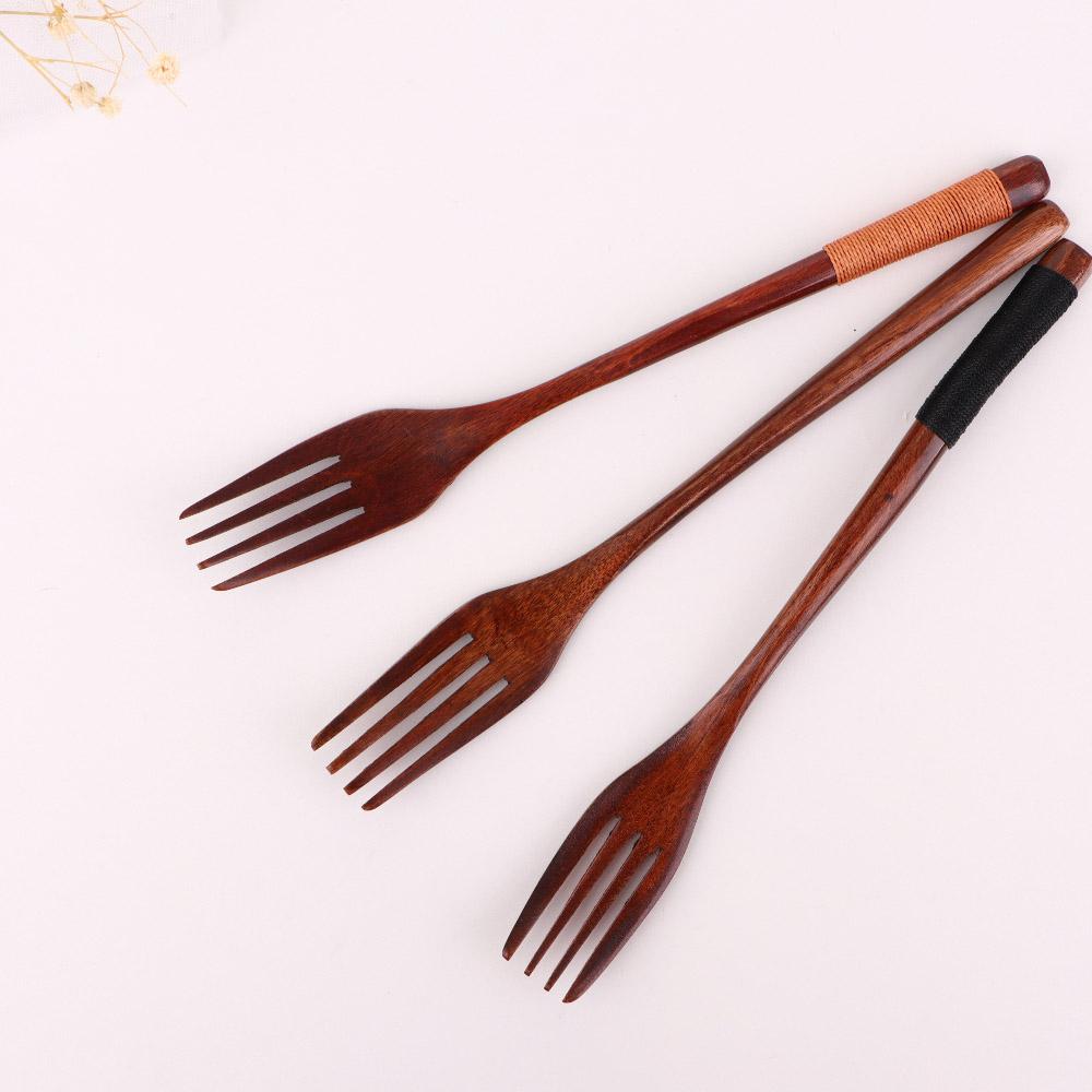Dinner Kit Natural Dinnerware Kitchen Fork Chopsticks Spoon Set Cutlery Utensils Sets Tableware