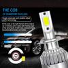 H7 300w Pair 36000lm Cob Led Headlight Bulbs Kit Highlow Beams 6000k White Lamp