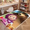 Masha and The Bear Print Rug, Washable Floor Carpet, For Entryway Dorm Laundry Room Office Study, Home Decor Birthday Christmas Gift