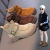 Kids Boots Boys And Girls Sport Shoes All-Match Comfortable Black Baby Girls Non-Slip Boots
