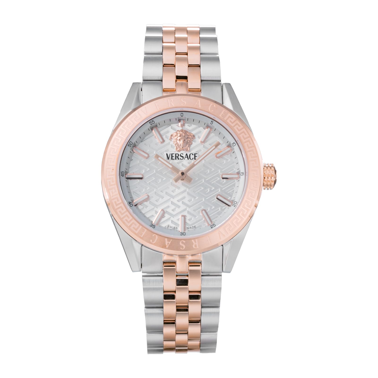 

VE8I00624 Silver [Versace] V-Code Women s Watch, [Used] білий