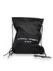 Nought Reverse Logo Gym Sack / Black