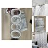Classic European Peva Waterproof Shower Curtain With Mold Resistant Design For Home Use And Bathroom Privacy
